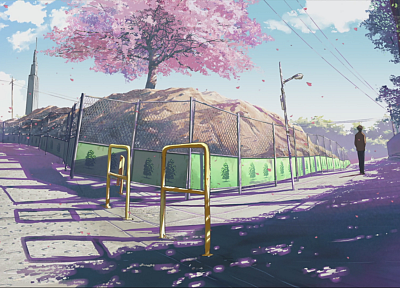 Makoto Shinkai, 5 Centimeters Per Second, artwork - desktop wallpaper