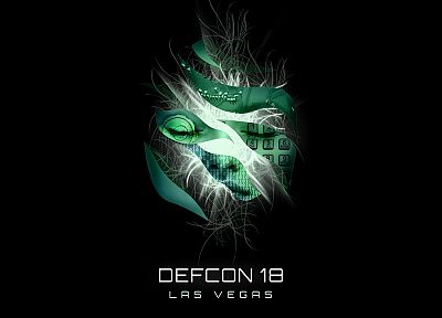 hacking, black background, Defcon (Hacking Conference) - desktop wallpaper