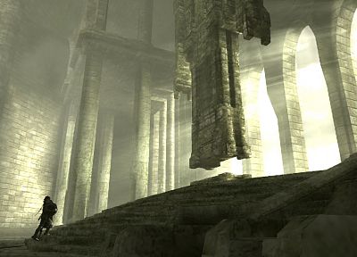 shrine, Shadow of the Colossus - desktop wallpaper