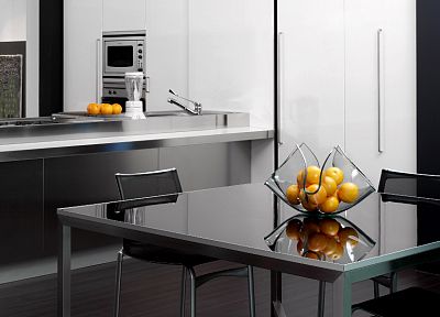 kitchen, interior, modern - desktop wallpaper