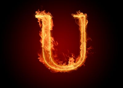flames, fire, typography, alphabet, letters - random desktop wallpaper