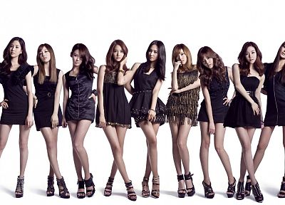 women, Girls Generation SNSD, celebrity, simple background - desktop wallpaper