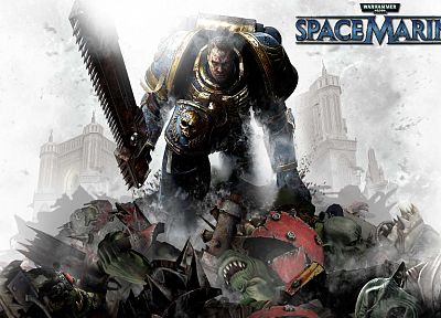 Warhammer, spacemarine - random desktop wallpaper