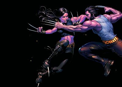 X-Men, Wolverine, Marvel Comics - duplicate desktop wallpaper