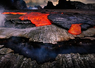 landscapes, lava - random desktop wallpaper
