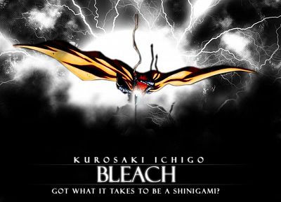 Bleach, Kurosaki Ichigo, bankai, shinigami - random desktop wallpaper