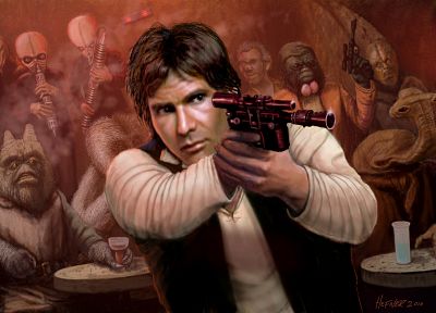 Han Solo, Harrison Ford - random desktop wallpaper