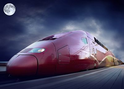 trains, TGV, Thalys - random desktop wallpaper
