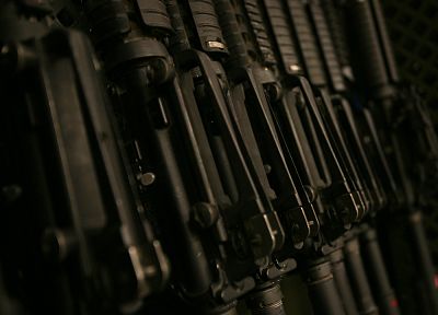 rifles, guns, M16, M4, M16A4, STANAG, 5.56x45mm NATO - random desktop wallpaper