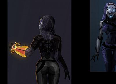 Mass Effect, Tali Zorah nar Rayya - duplicate desktop wallpaper