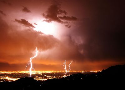 lightning, skyscapes - random desktop wallpaper
