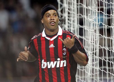 men, Brazil, Ronaldinho, AC Milan - random desktop wallpaper