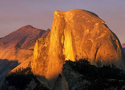 California, sunlight, dome, National Park, glacier point, Yosemite National Park - desktop wallpaper