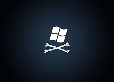 pirates, Microsoft Windows, logos - desktop wallpaper