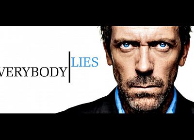 blue eyes, Hugh Laurie, everybody lies, Gregory House, House M.D. - random desktop wallpaper