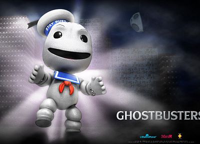 video games, movies, Little Big Planet, Sackboy, console, fantasy art, Ghostbusters, Ghost Busters - related desktop wallpaper
