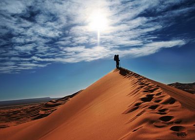 landscapes, nature, deserts, dunes, skyscapes - desktop wallpaper