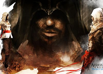 Assassins Creed, white, artwork, project legacy - duplicate desktop wallpaper