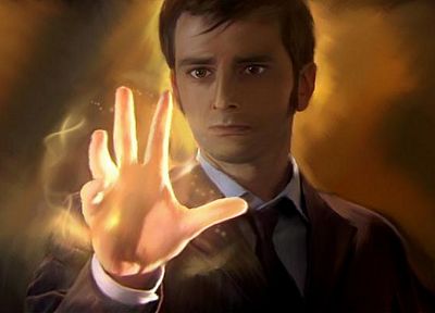 David Tennant, Doctor Who, fan art, Tenth Doctor - random desktop wallpaper