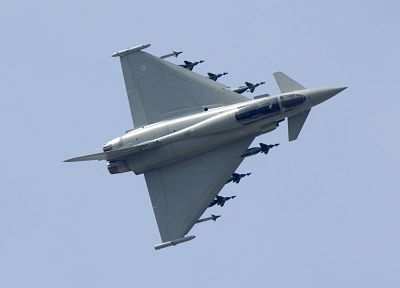 aircraft, military, Eurofighter Typhoon, planes - desktop wallpaper