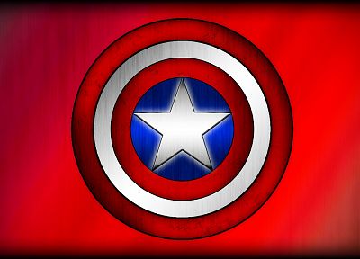 Captain America, simple background - random desktop wallpaper