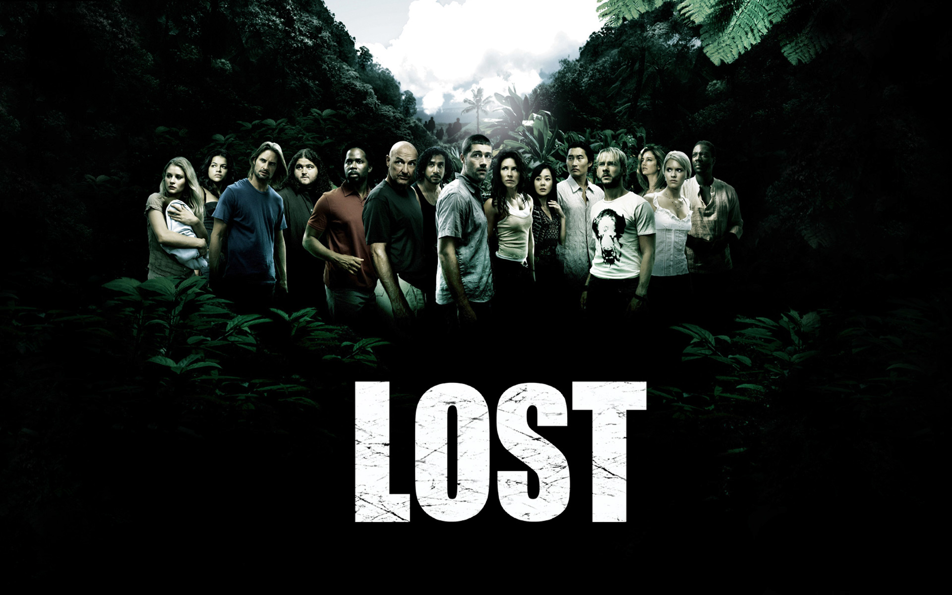 Evangeline Lilly, Lost (TV Series), John Locke, Jorge Garcia, series - desktop wallpaper