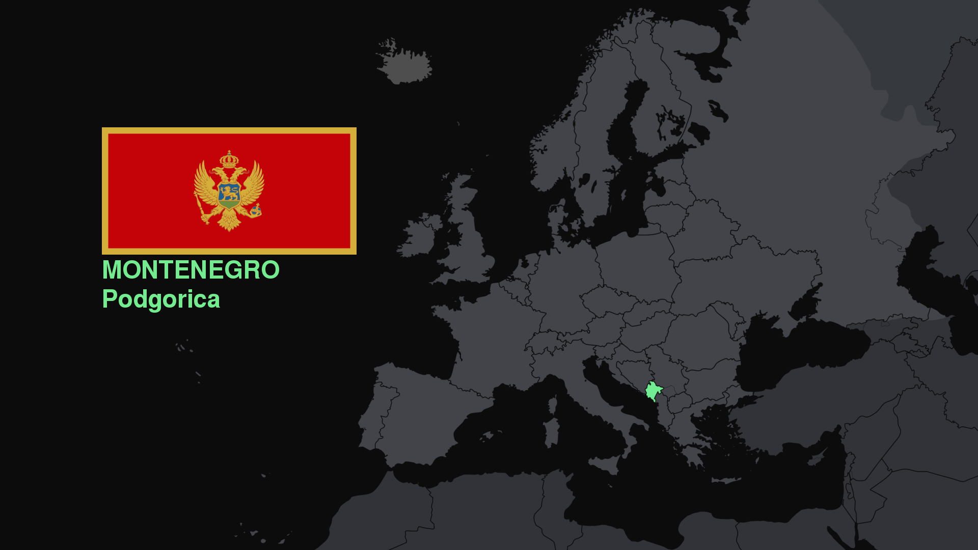 flags, Europe, maps, knowledge, countries, useful, Montenegro - desktop wallpaper