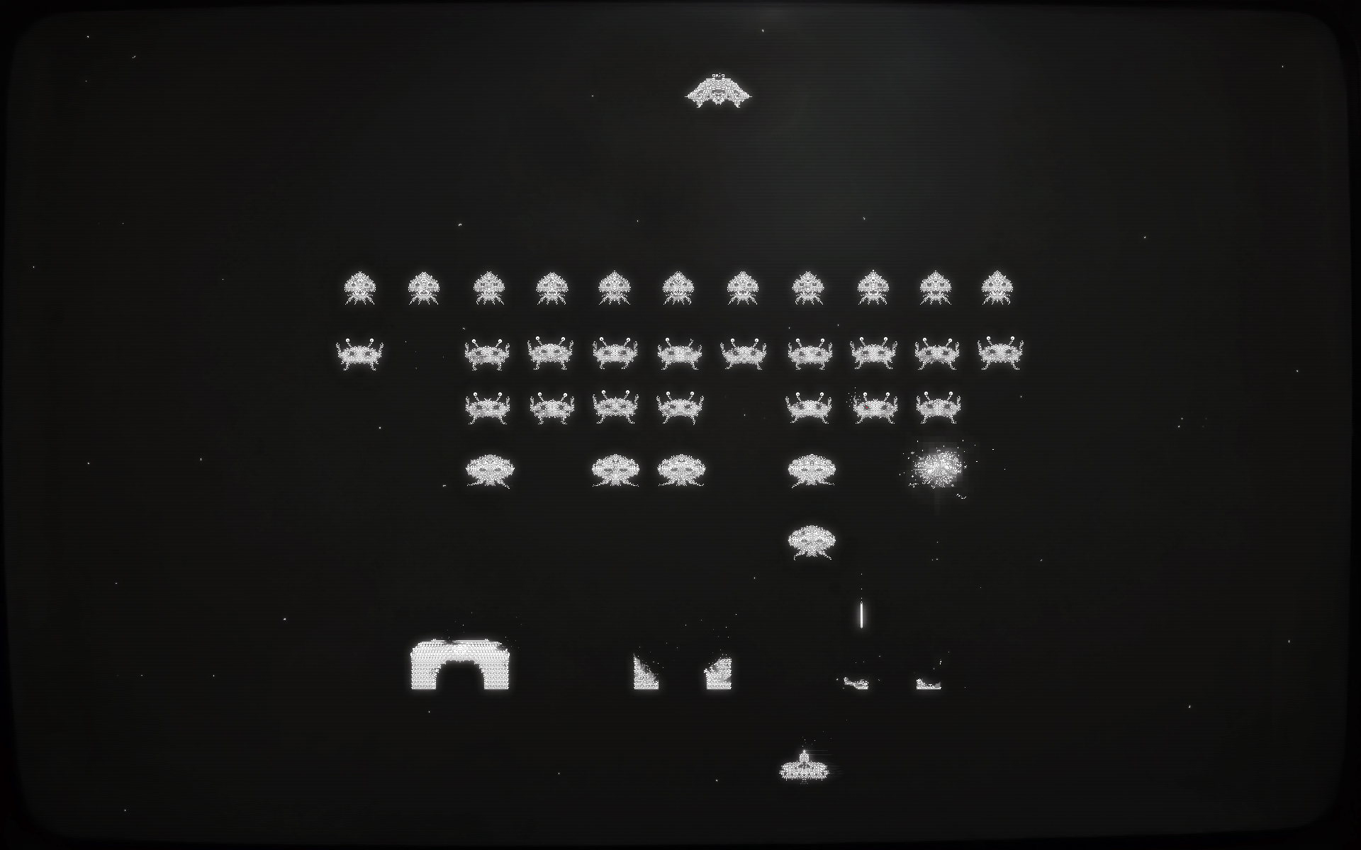 Space Invaders, retro games - desktop wallpaper