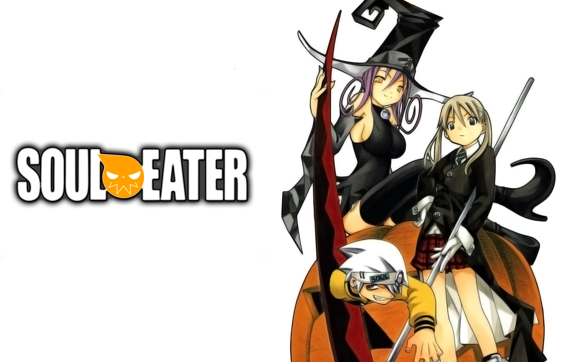 Soul Eater, Blair, Albarn Maka, anime - desktop wallpaper
