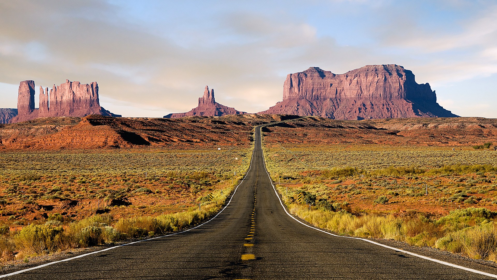 nature, deserts, roads, Utah, Route 163 - desktop wallpaper