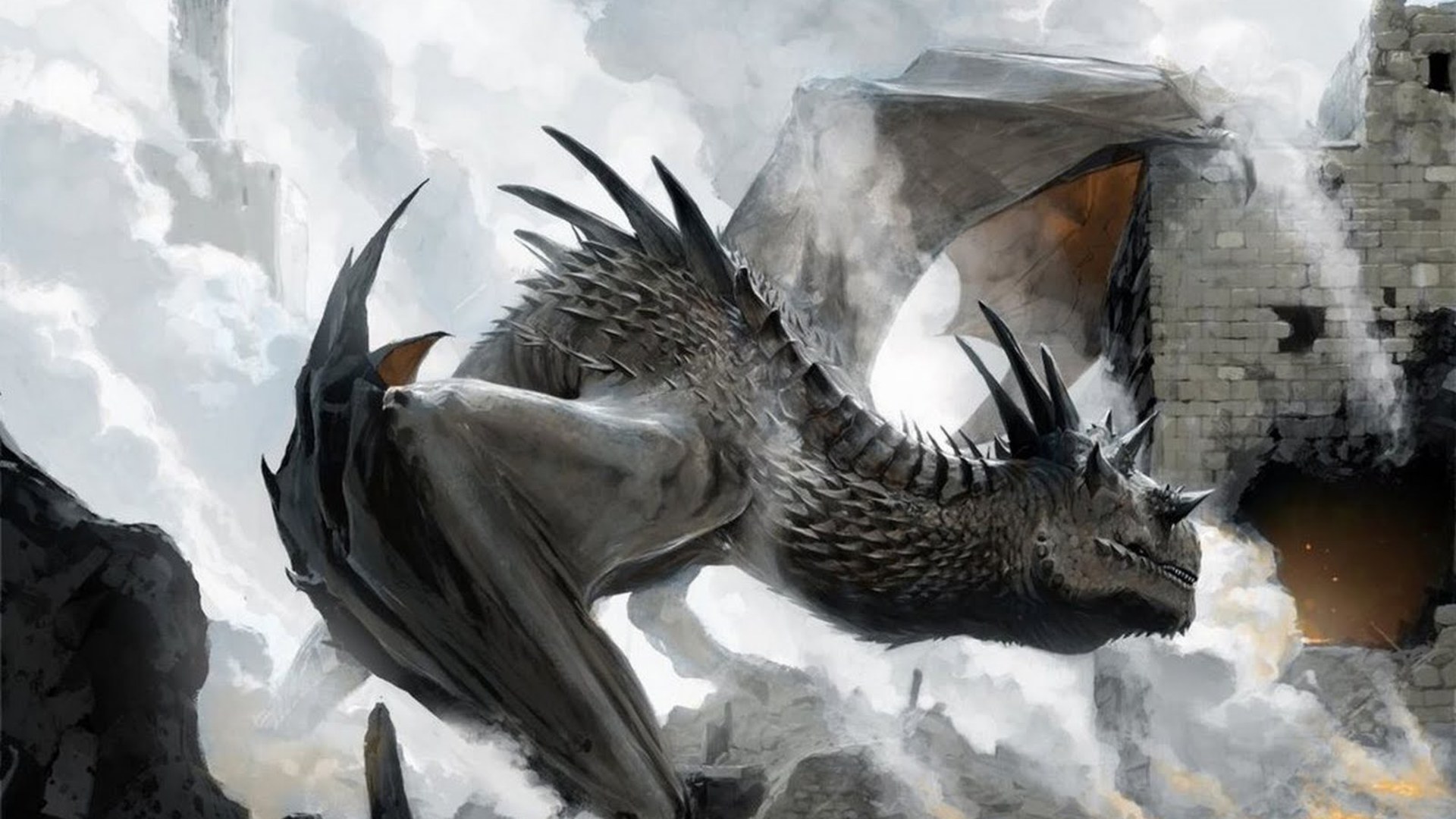 dragons - desktop wallpaper
