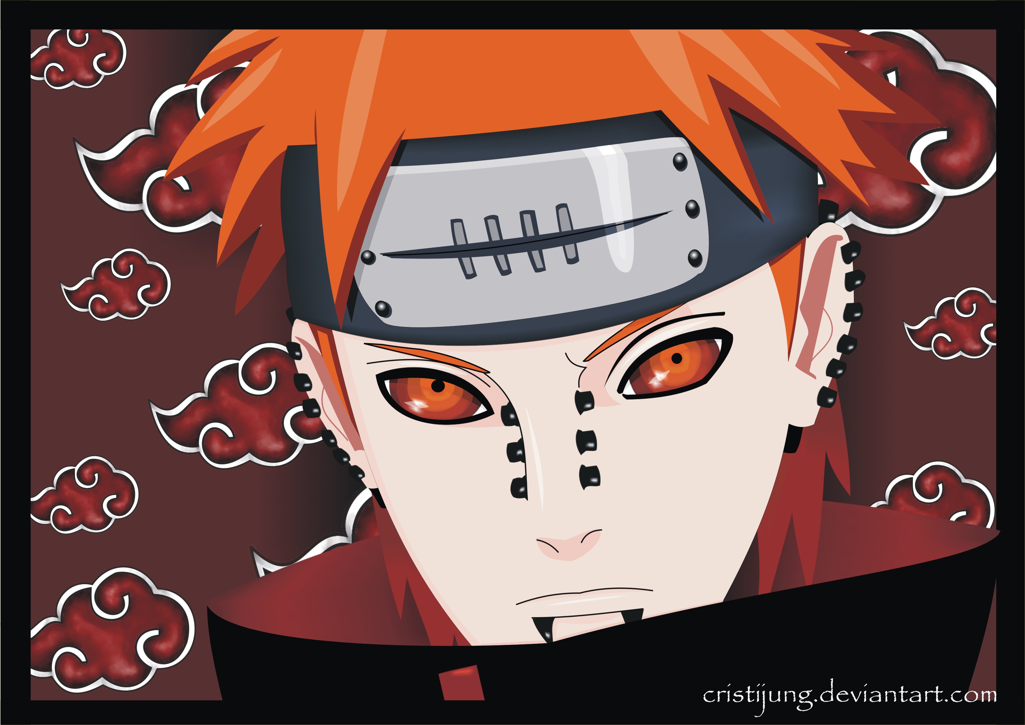 Naruto: Shippuden, Akatsuki, Pein - desktop wallpaper