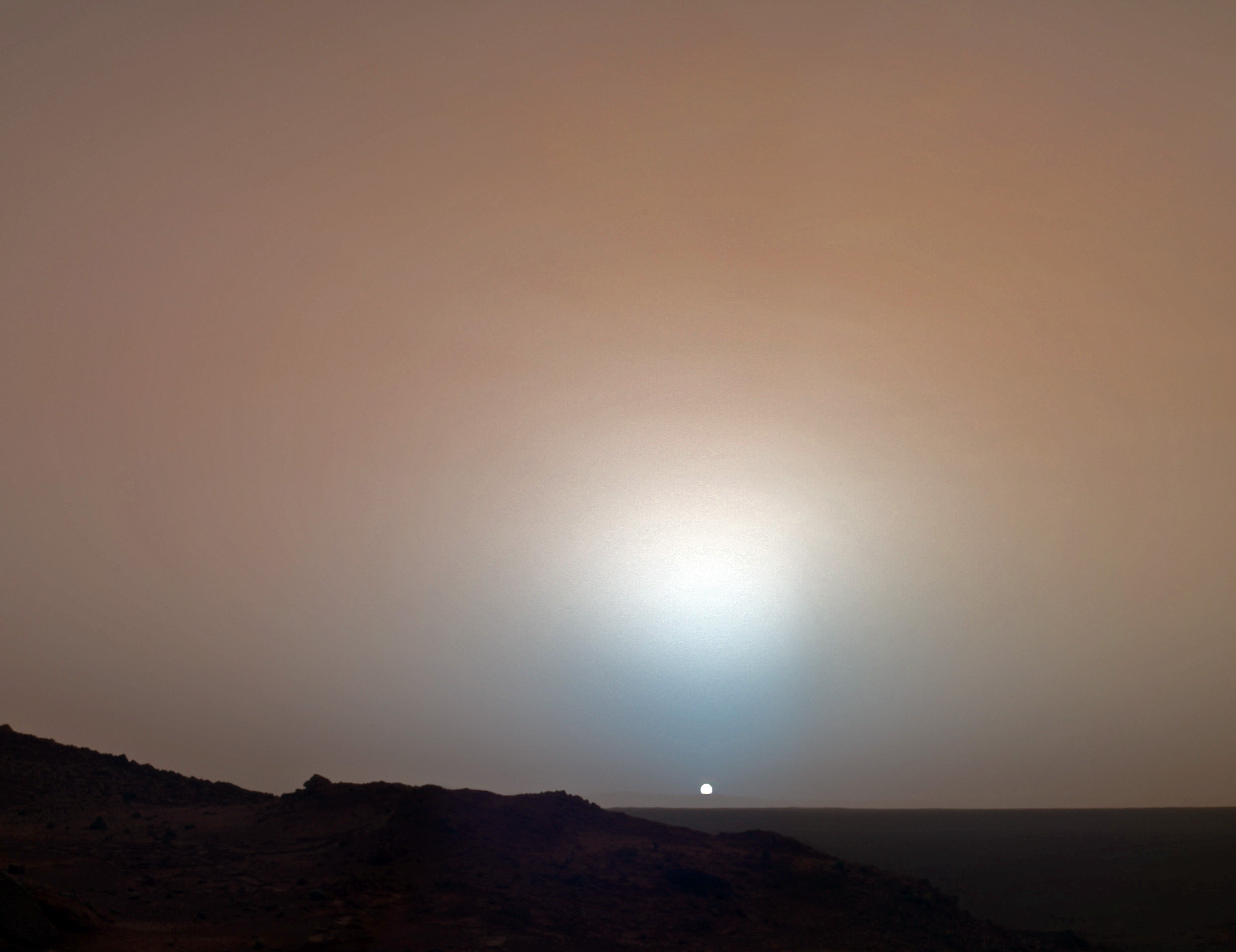 sunset, Mars - desktop wallpaper
