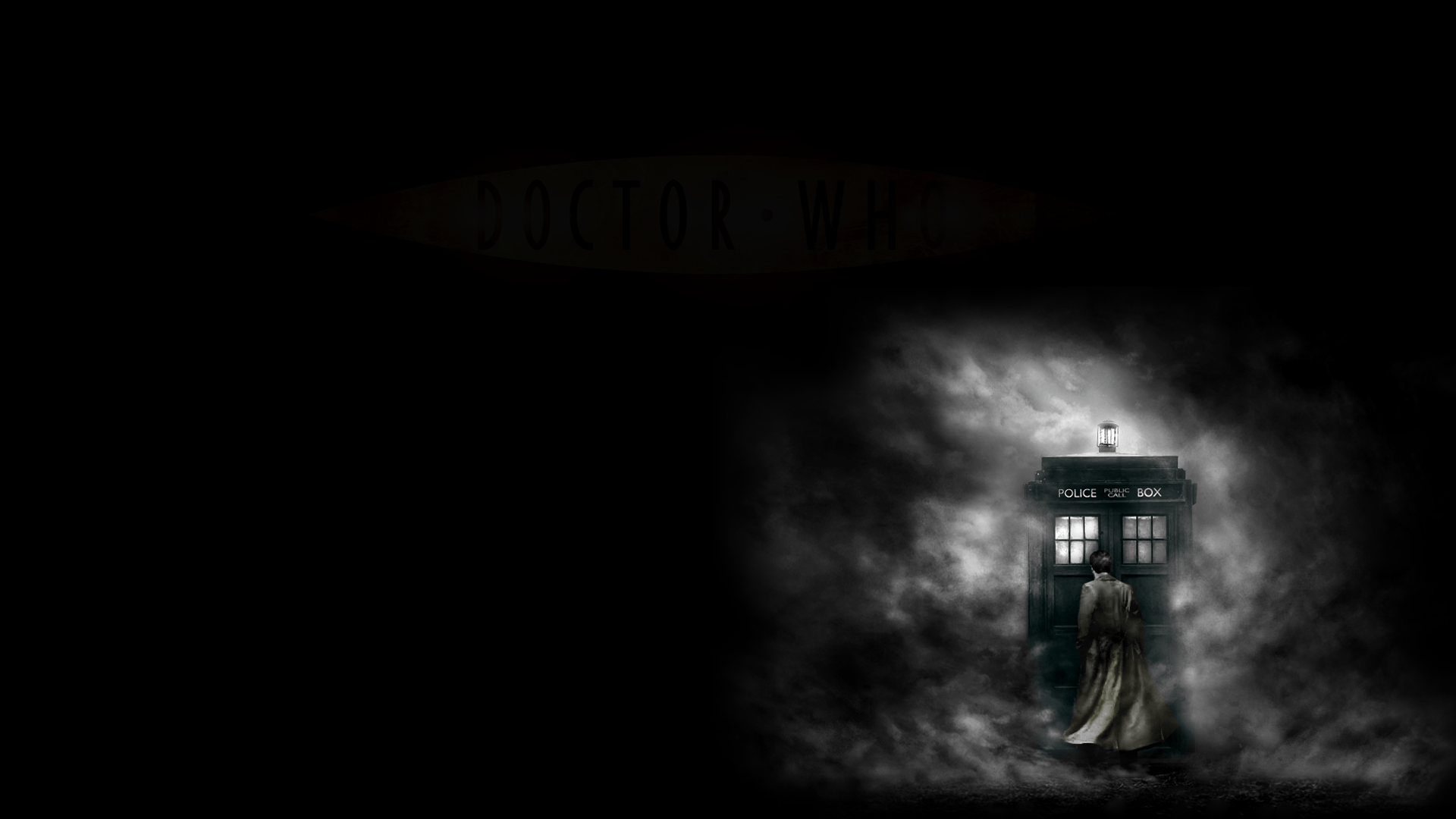 TARDIS, Doctor Who, Tenth Doctor - desktop wallpaper