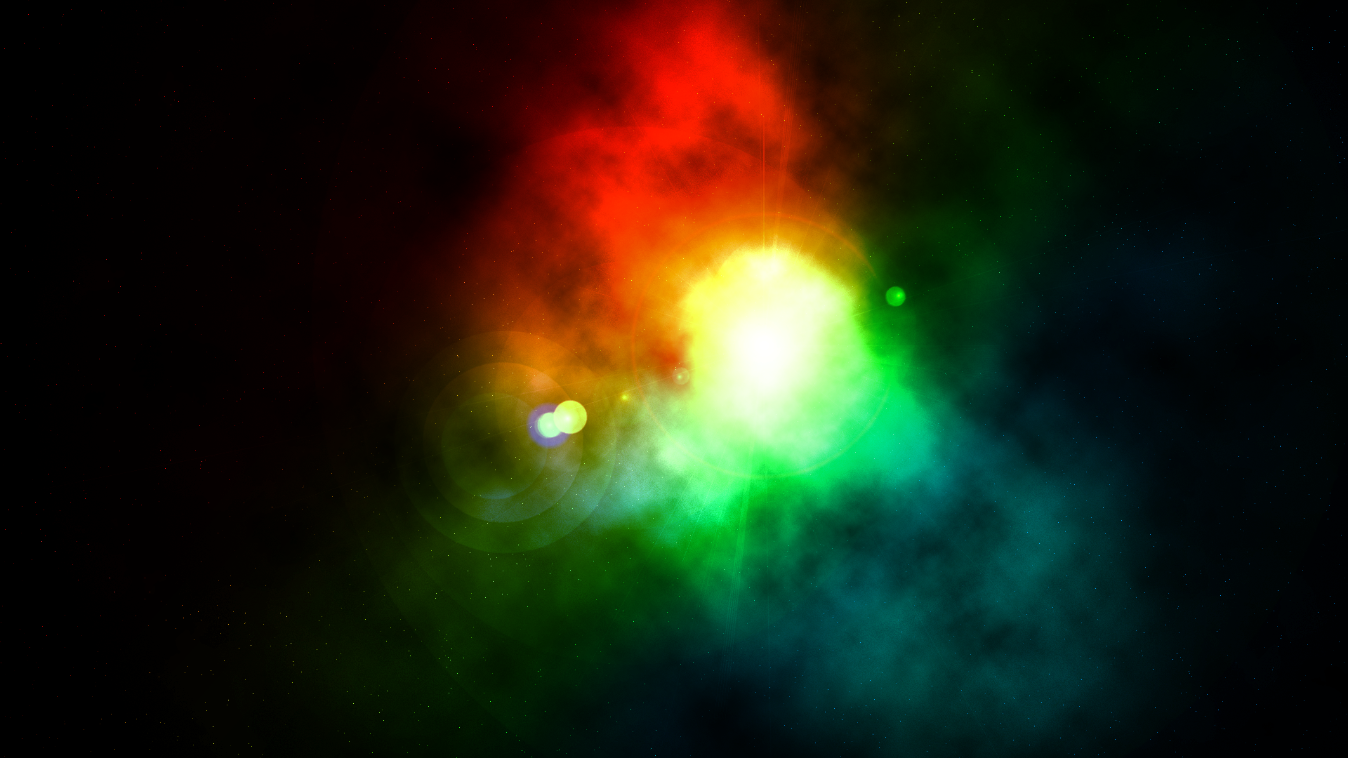 outer space, colors - desktop wallpaper