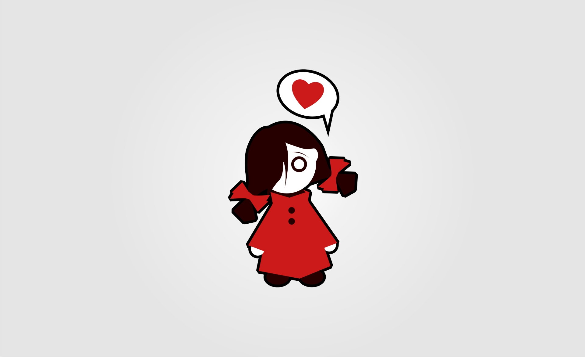 women, love, Love Hina, hearts - desktop wallpaper