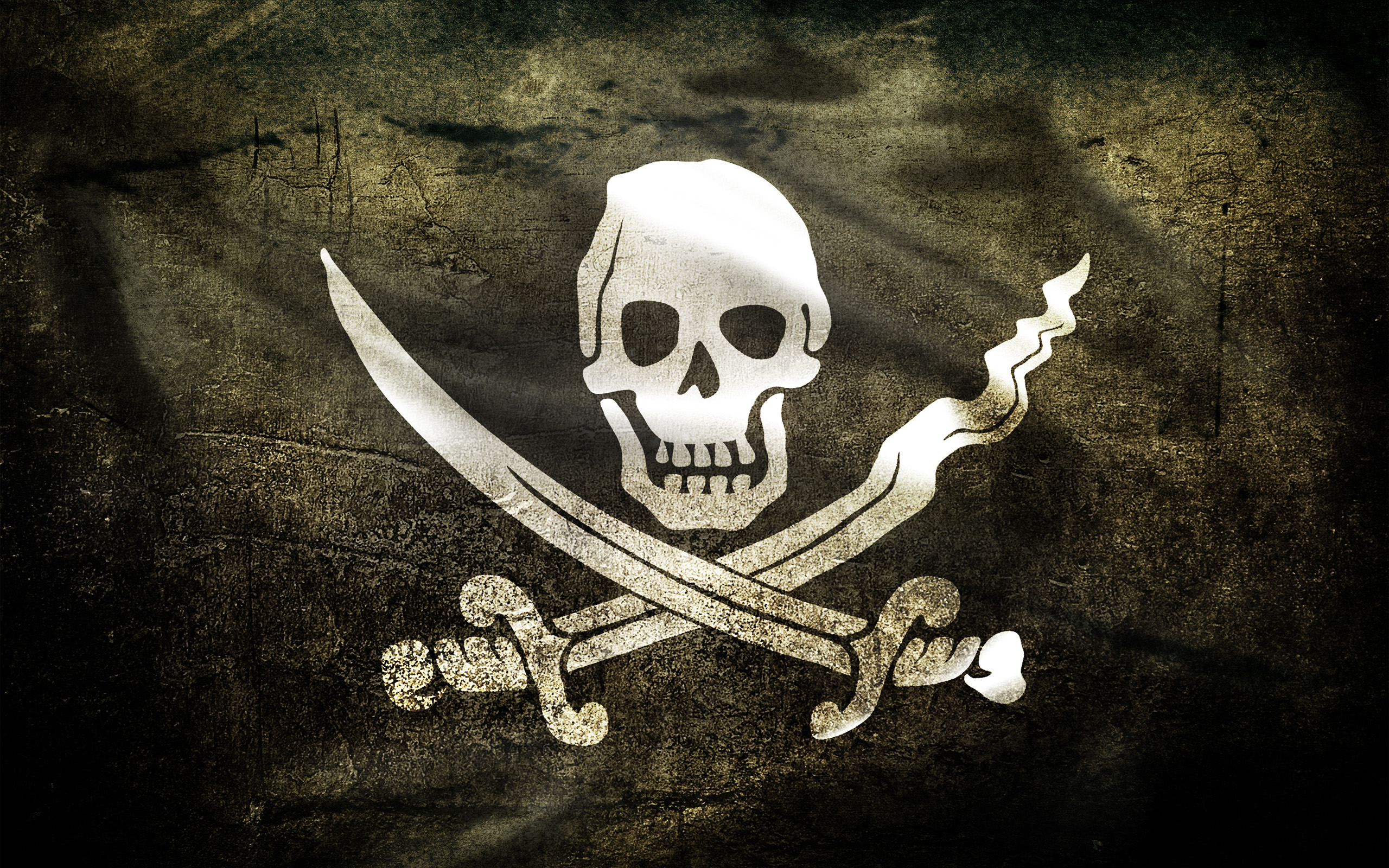 pirates, flags, skull and crossbones, Jolly Roger - desktop wallpaper