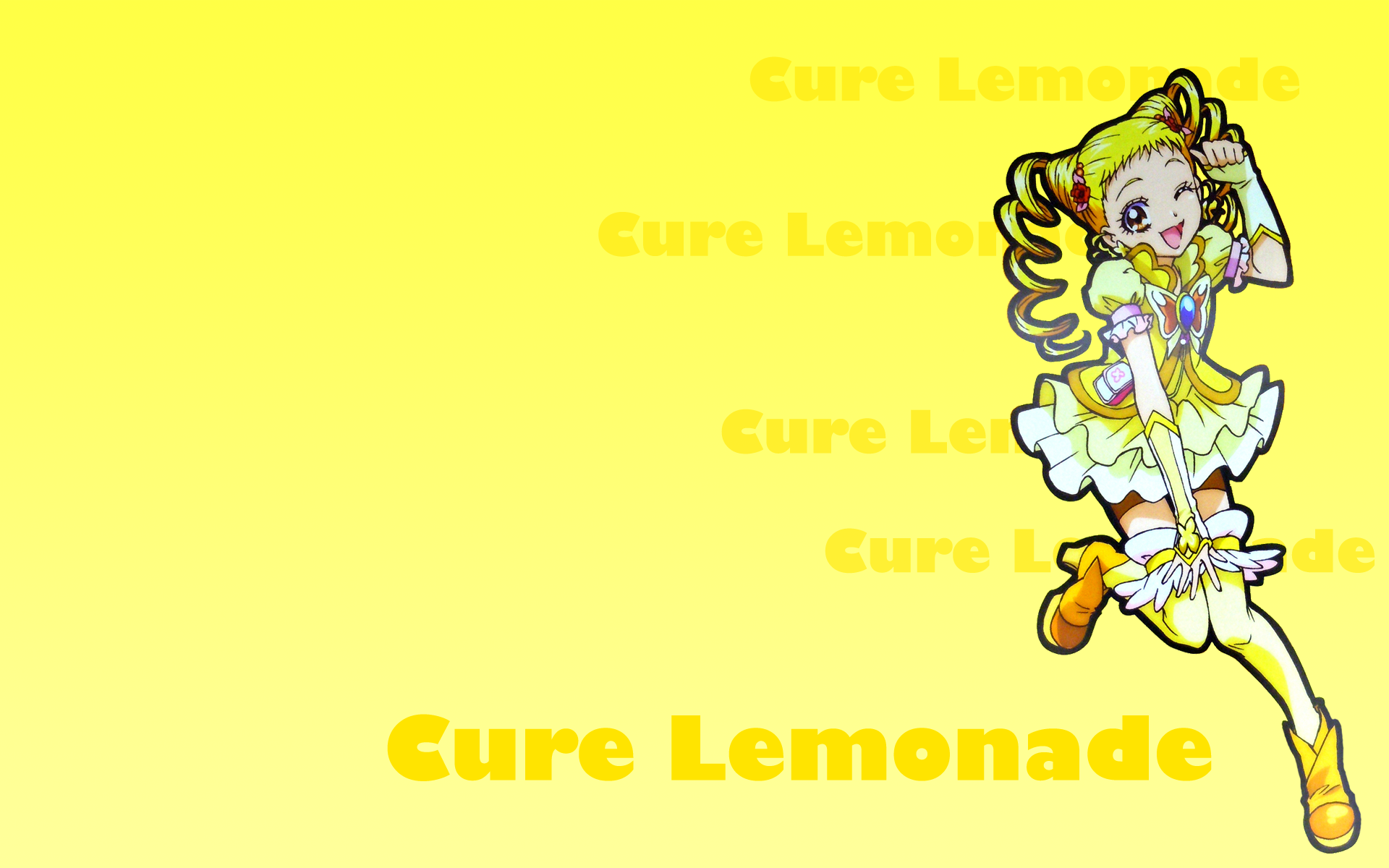Pretty Cure, simple background - desktop wallpaper