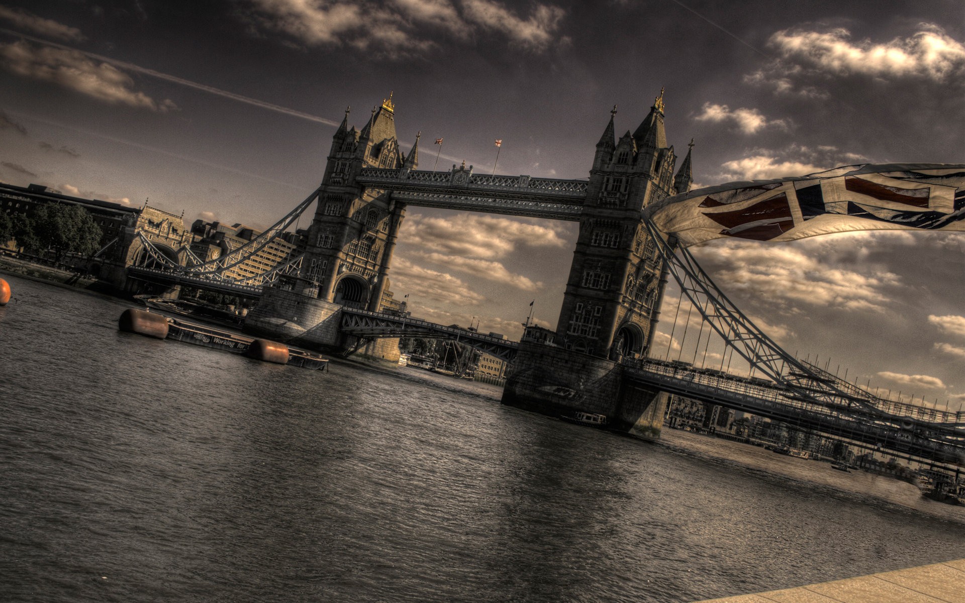 tower, architecture, London, bridges, Tower Bridge - desktop wallpaper