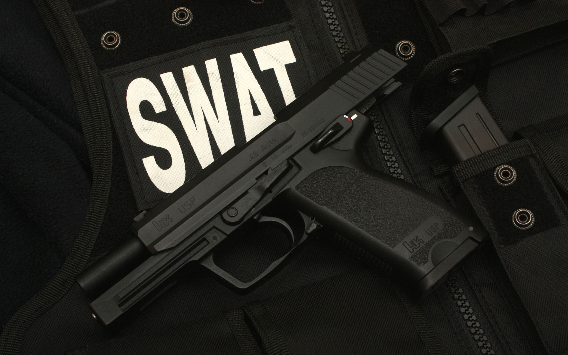 guns, SWAT, weapons, USP, handguns, .45 cal - desktop wallpaper