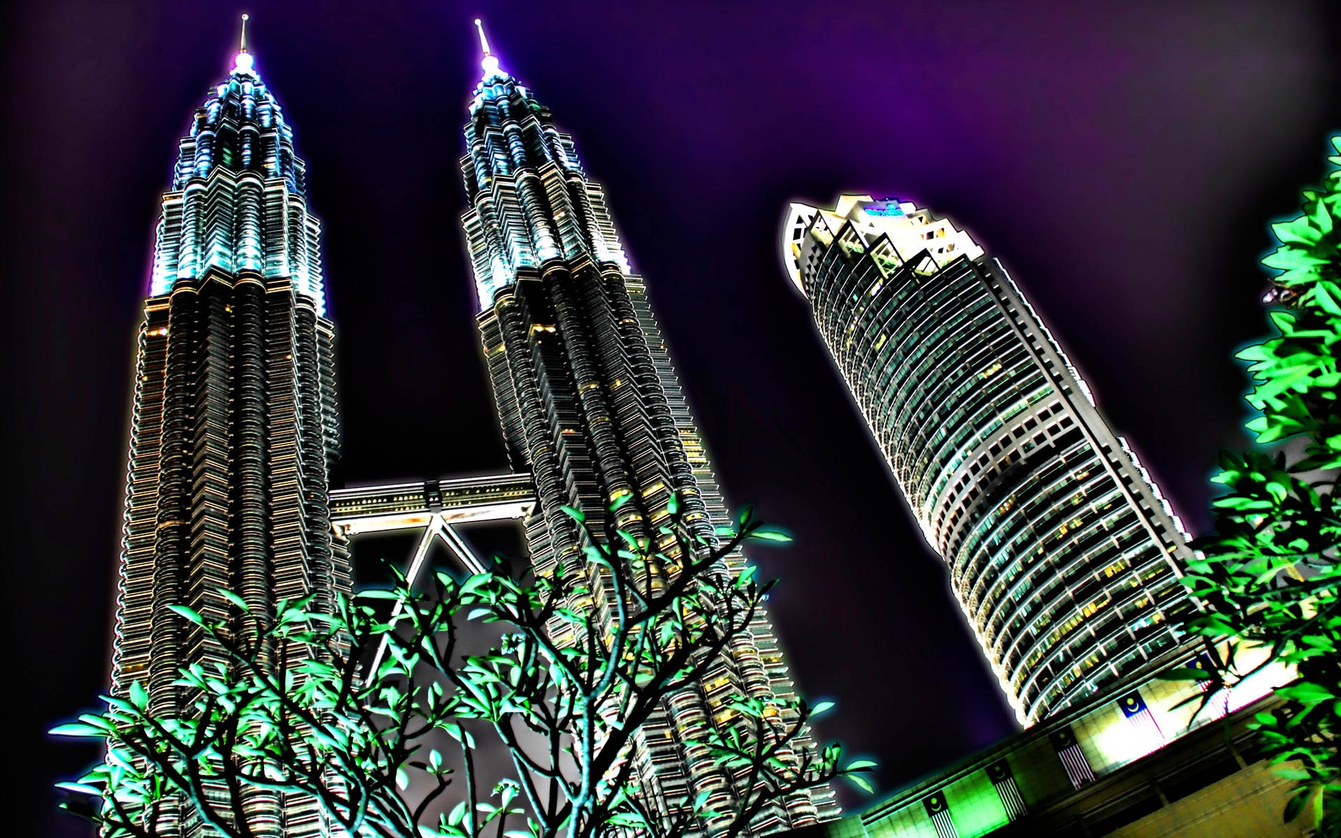 cityscapes, architecture, skyscrapers, Malaysia, HDR photography, Petronas Towers - desktop wallpaper
