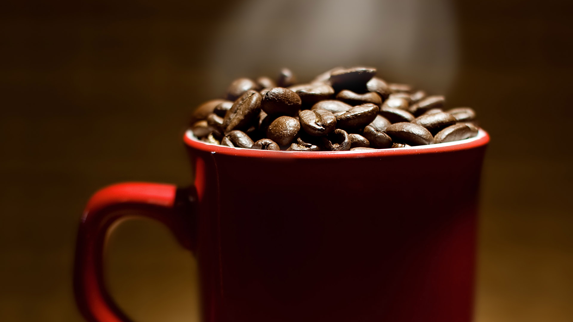 coffee beans, coffee cups - desktop wallpaper