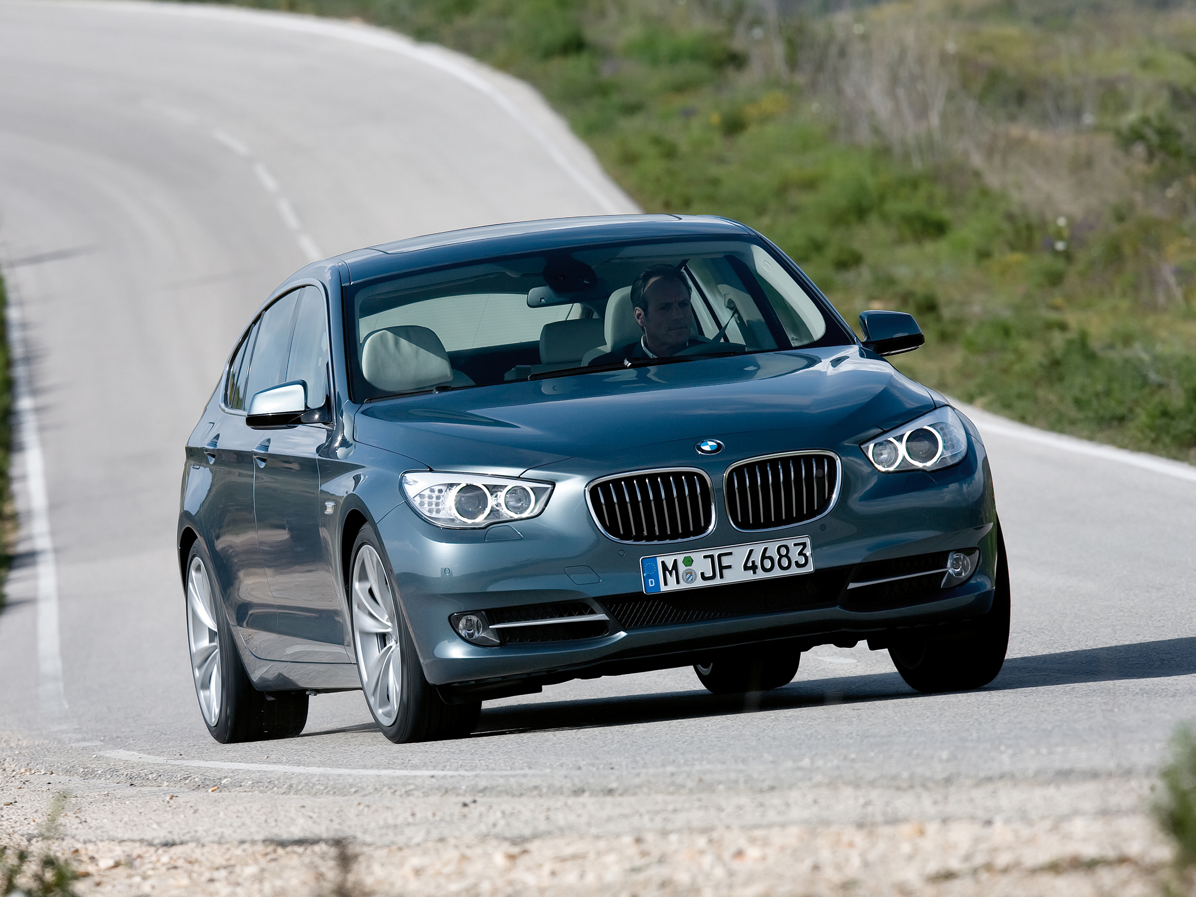 BMW, cars, roads, vehicles, BMW 5 GT, German cars - desktop wallpaper