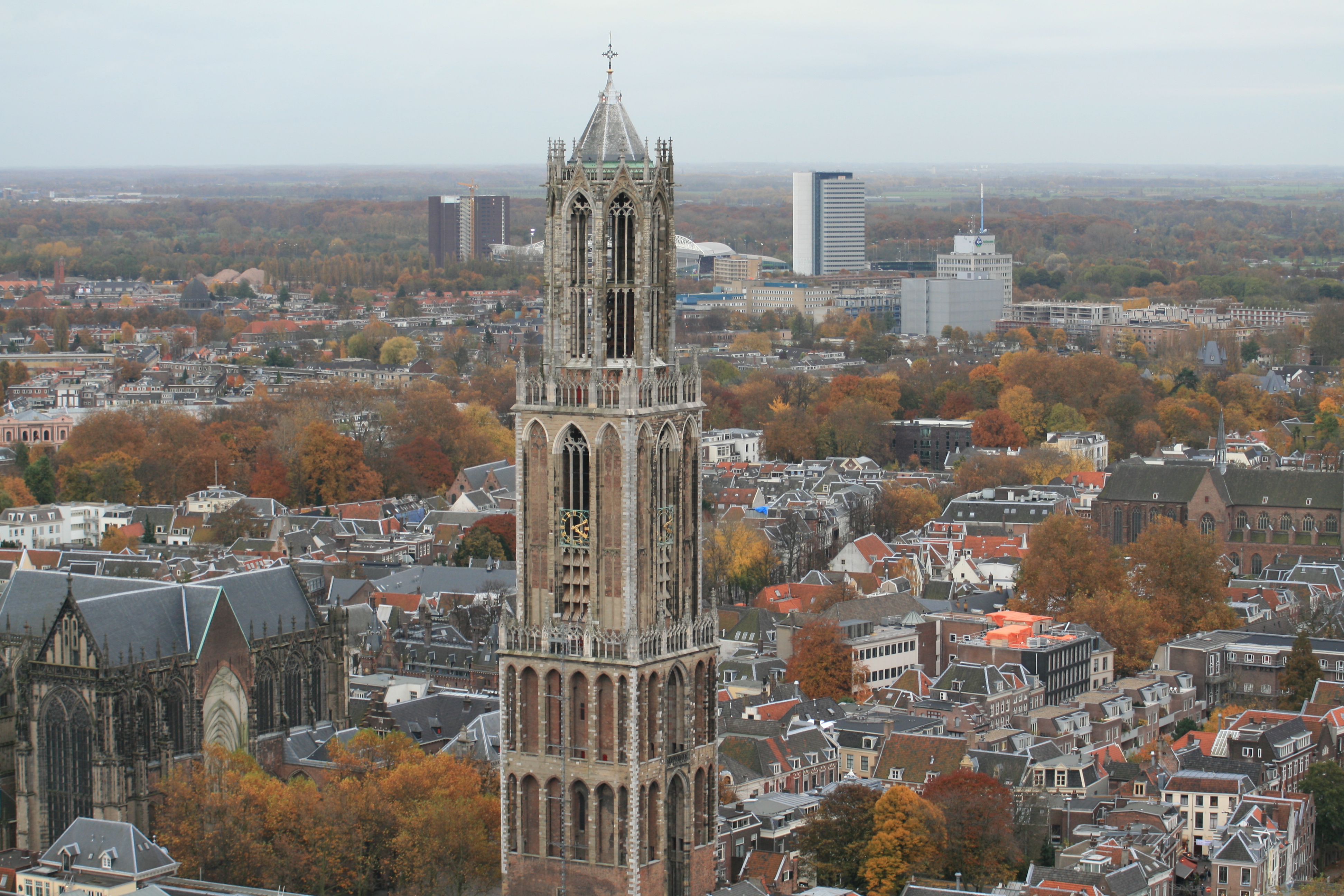 tower, The Netherlands, city in the sky, utrecht - desktop wallpaper