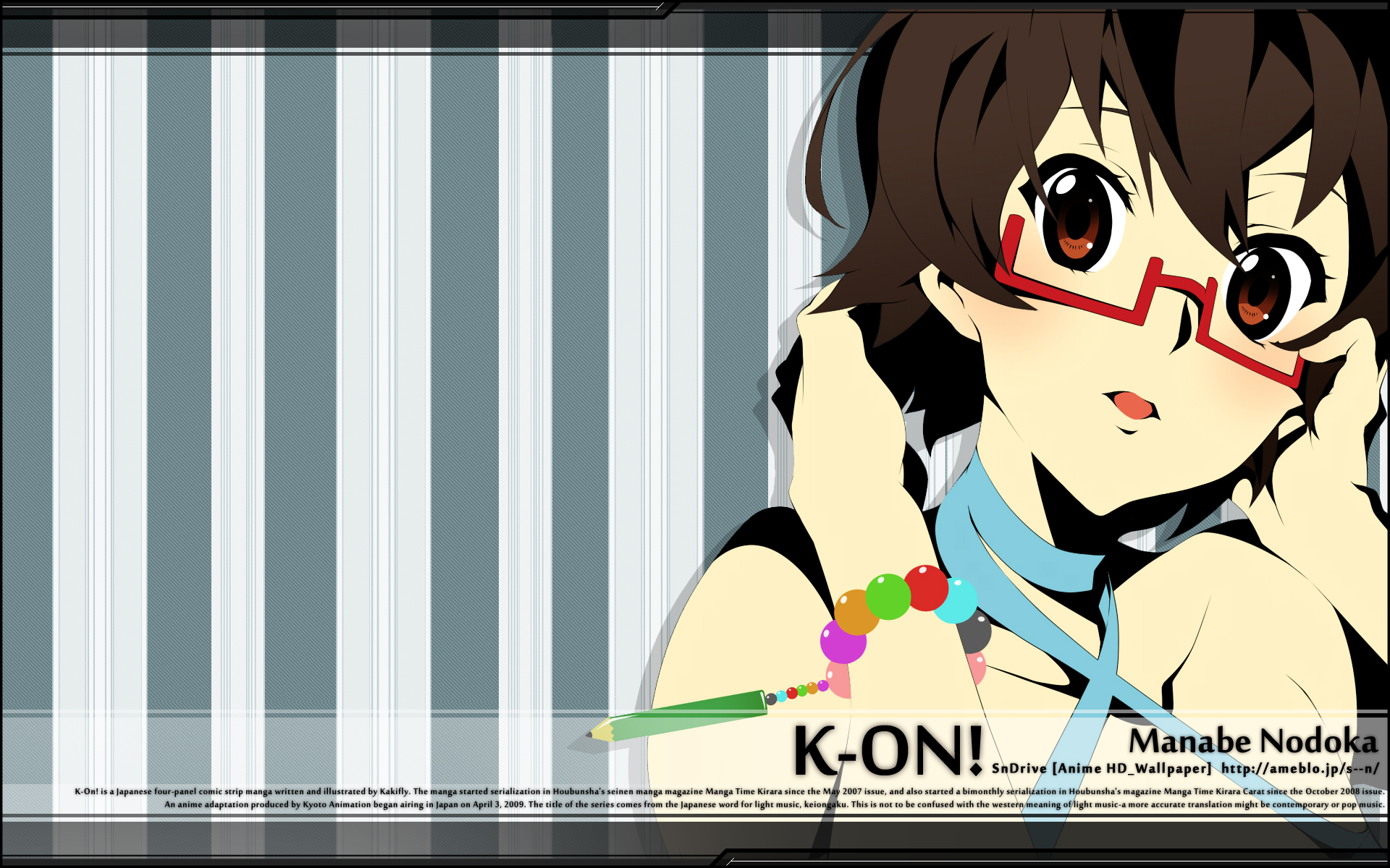 K-ON!, Manabe Nodoka - desktop wallpaper