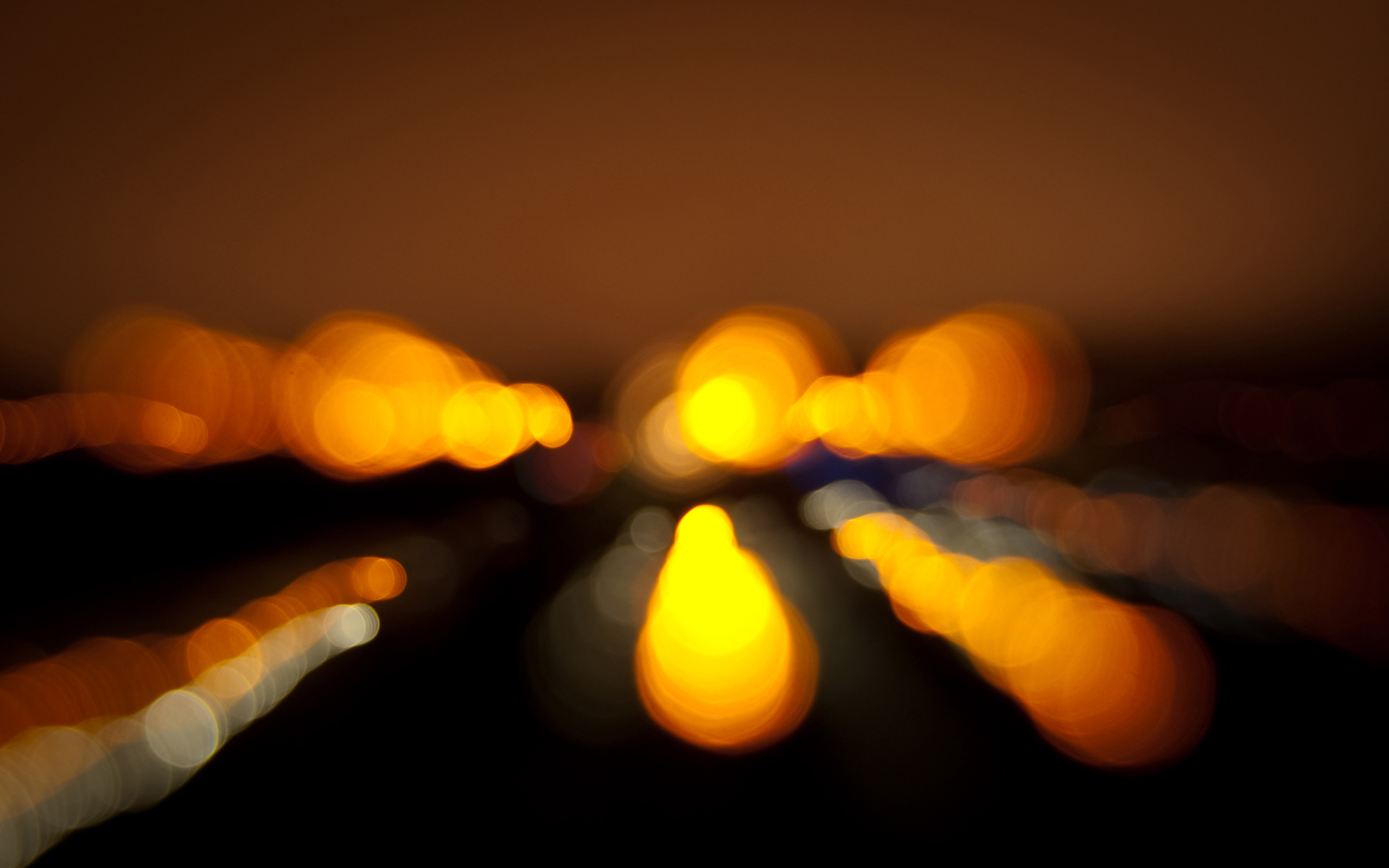 lights, bokeh, blurred - desktop wallpaper