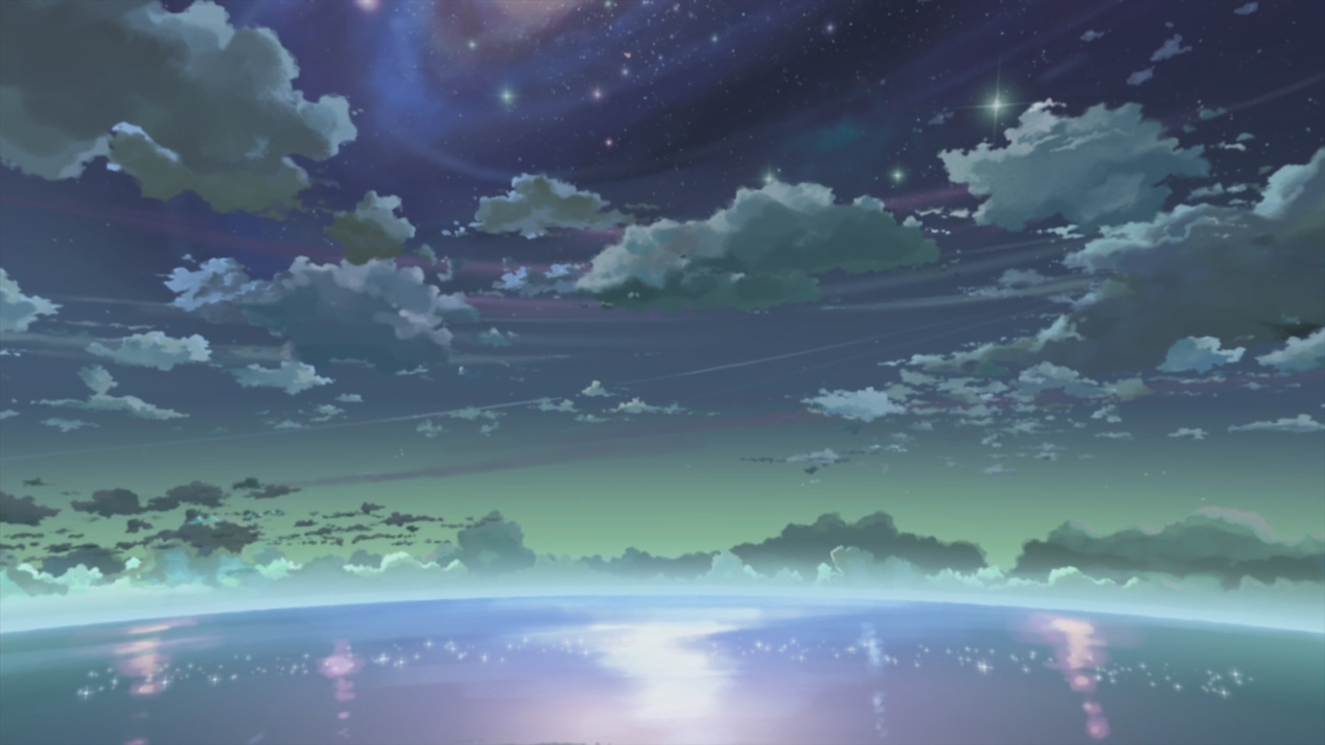 stars, Makoto Shinkai, 5 Centimeters Per Second - desktop wallpaper