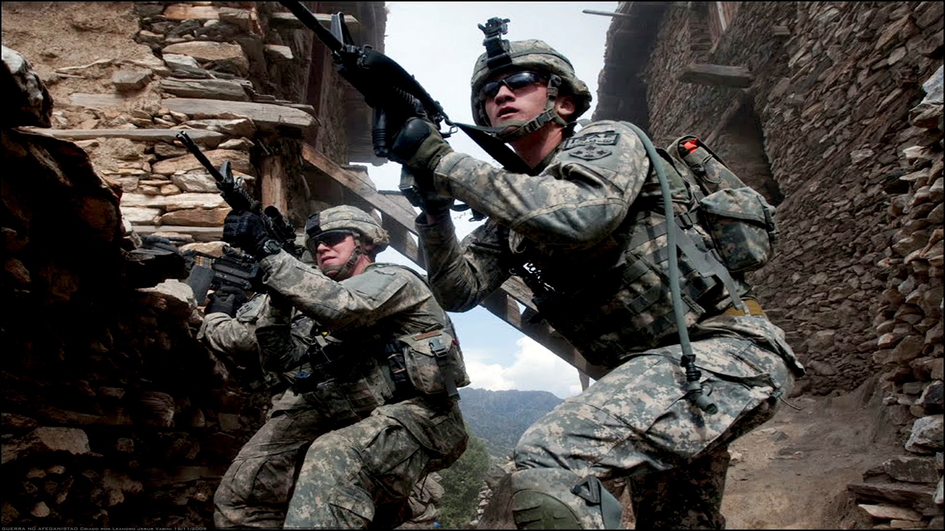 war, army, soldier, weapons - desktop wallpaper