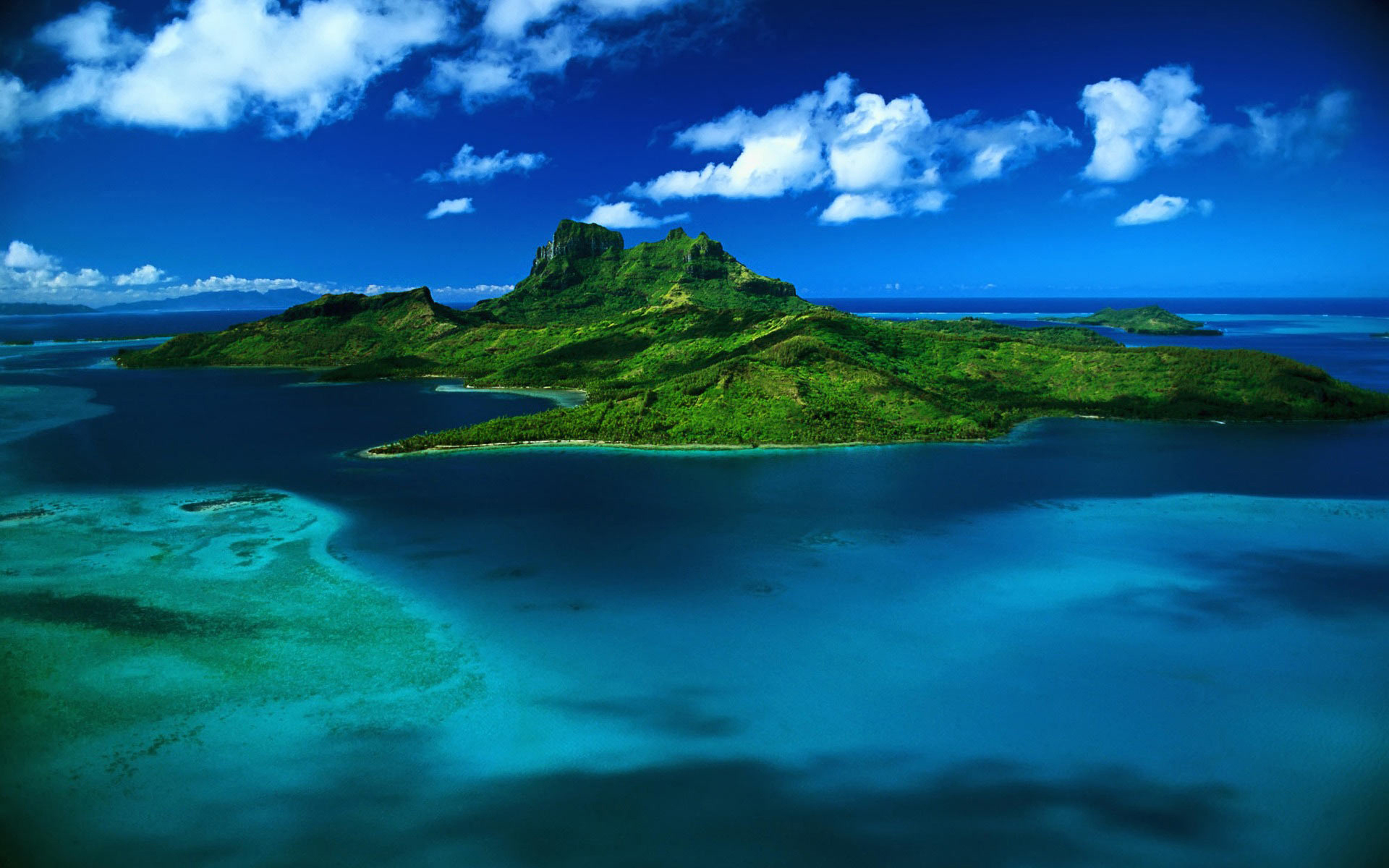 ocean, landscapes, nature, islands - desktop wallpaper