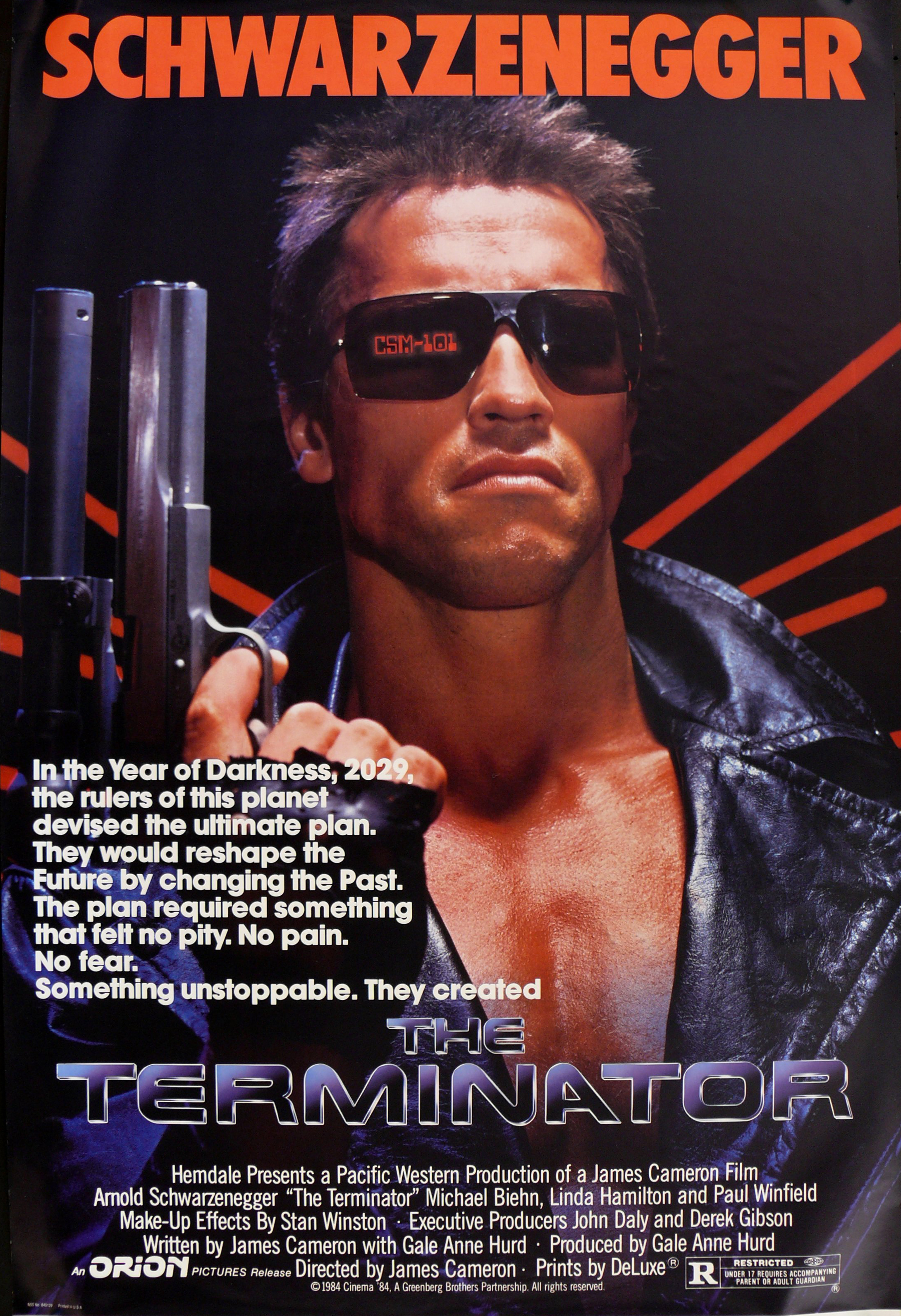 Terminator, Arnold Schwarzenegger, posters - desktop wallpaper